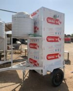 Detailed mobile toilets 120x120 | تفصيل دورات مياه متنقلة  مقاس 120x120